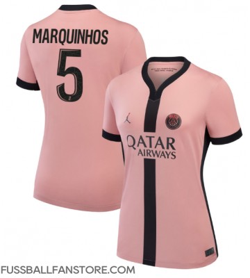 Paris Saint-Germain Marquinhos #5 Replik 3rd trikot Damen 2024-25 Kurzarm